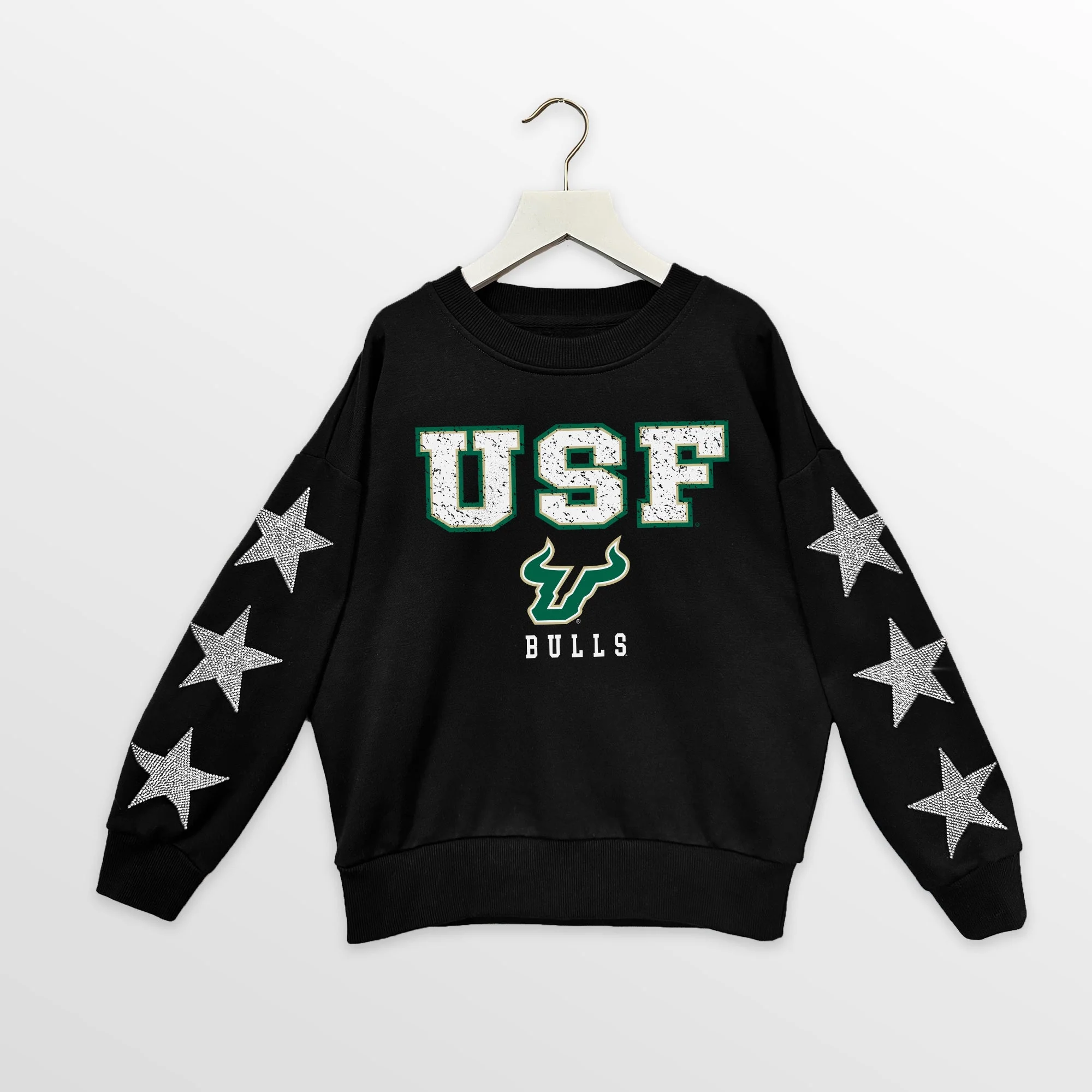 SOUTH FLORIDA BULLS VELOCITY KIDS STAR SLEEVE CREWNECK PULLOVER - Image 7