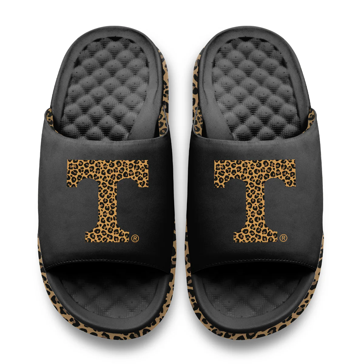 Tennessee Vols Cheetah Dip Motive Slide Sandles - Image 2