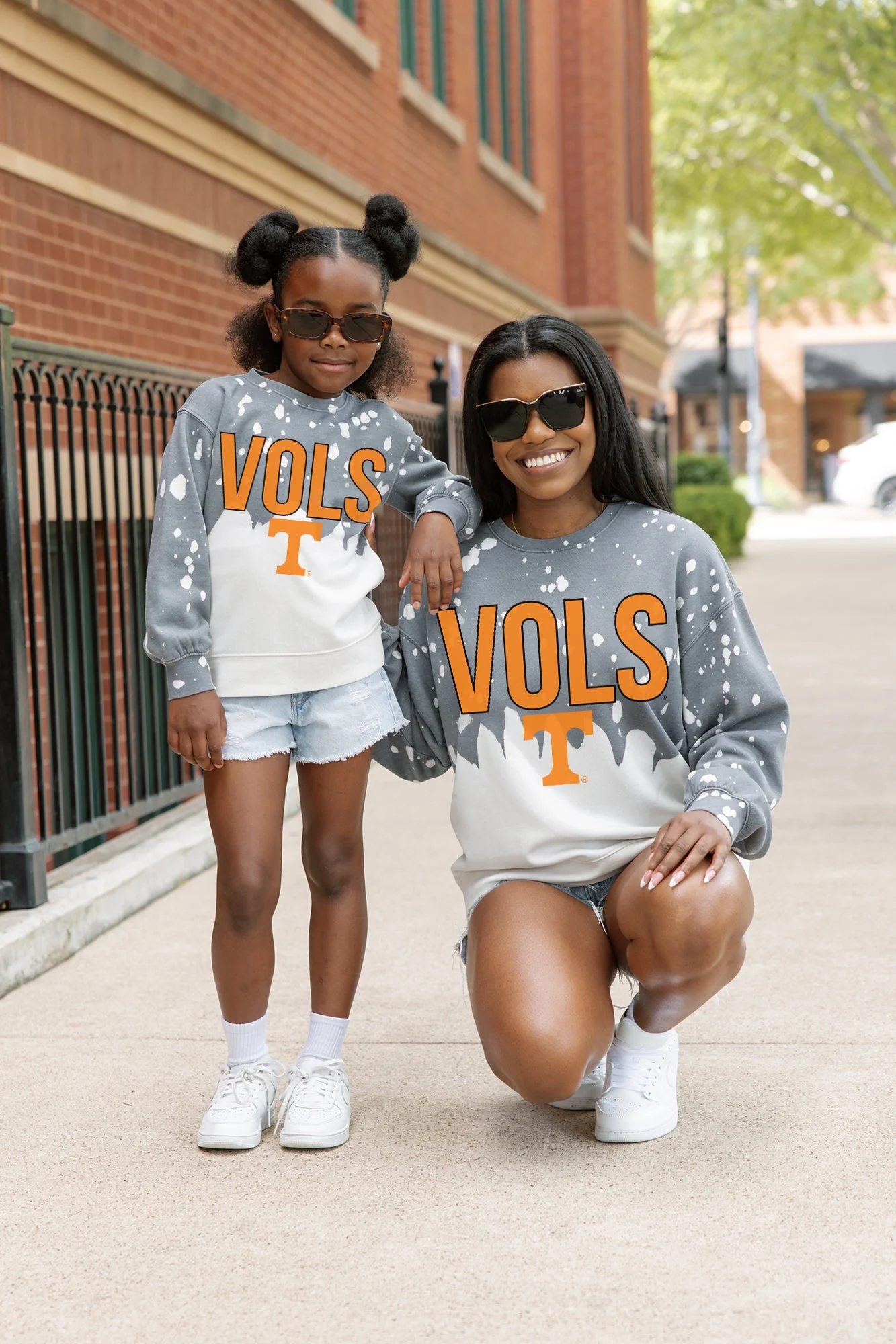TENNESSEE VOLUNTEERS CASUAL FAN KIDS FADED WASH CREWNECK PULLOVER - Image 3