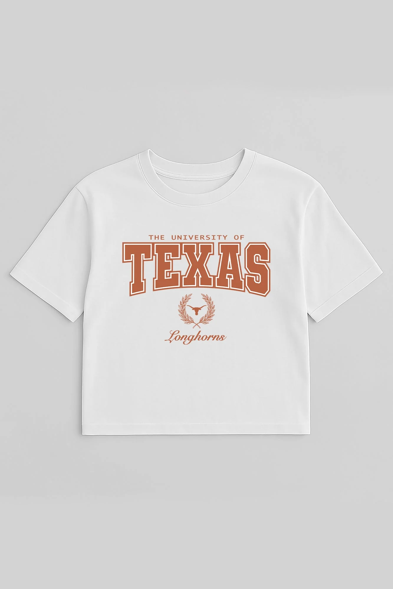 TEXAS LONGHORNS EASY WIN BOXY FIT CROP TEE - Image 5
