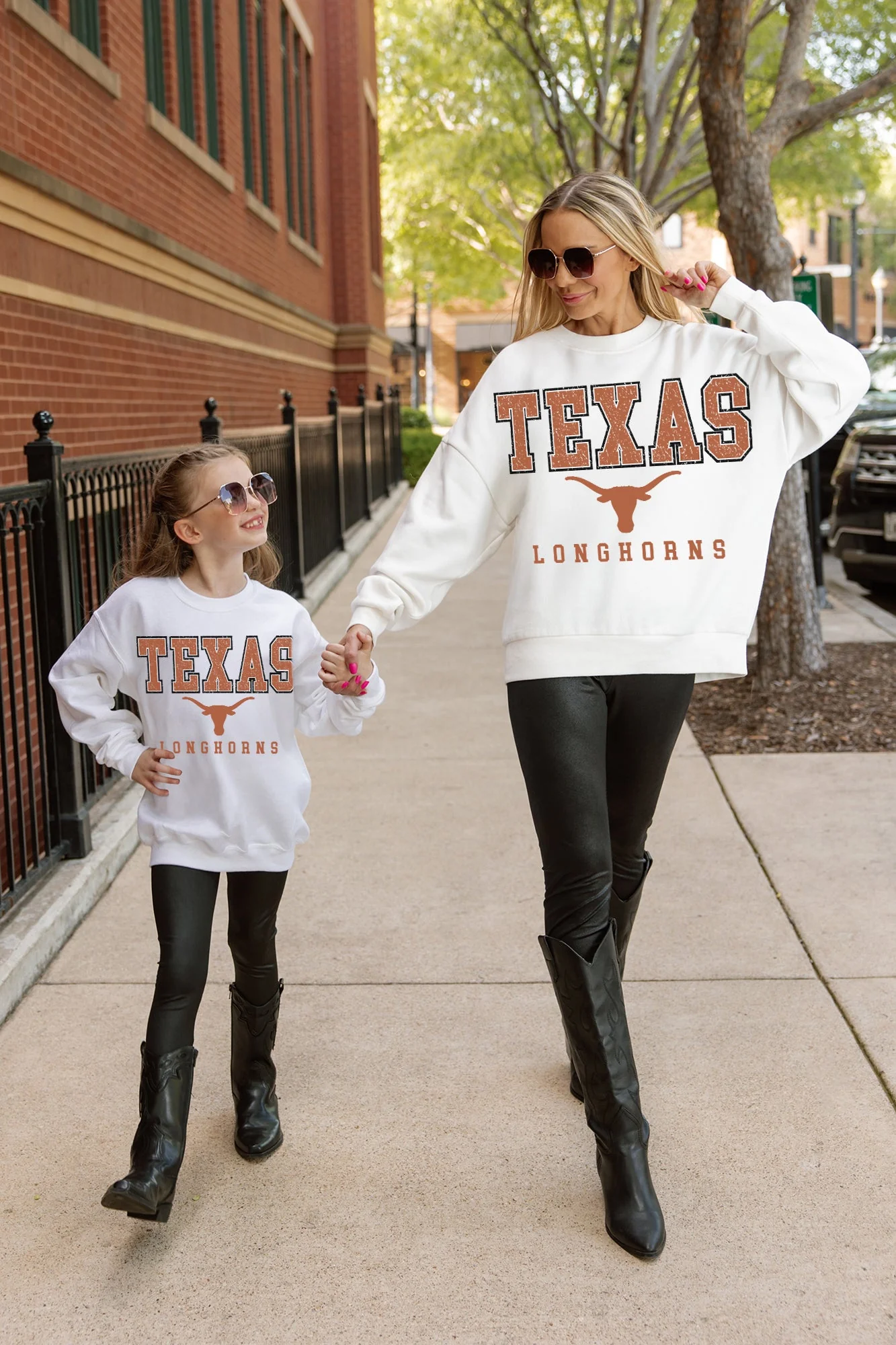 TEXAS LONGHORNS FREESTYLE YOUTH PREMIUM FLEECE SWEATSHIRT - Image 4