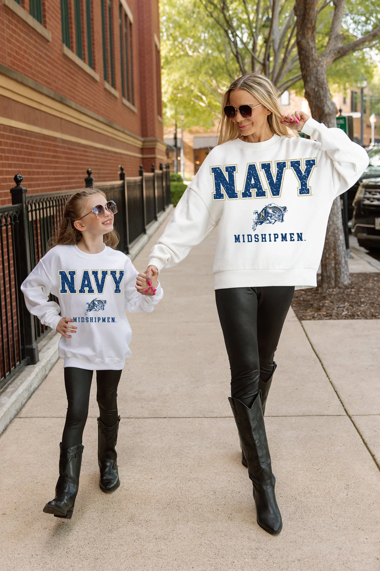 US NAVY MIDSHIPMEN FREESTYLE YOUTH PREMIUM FLEECE SWEATSHIRT - Image 4