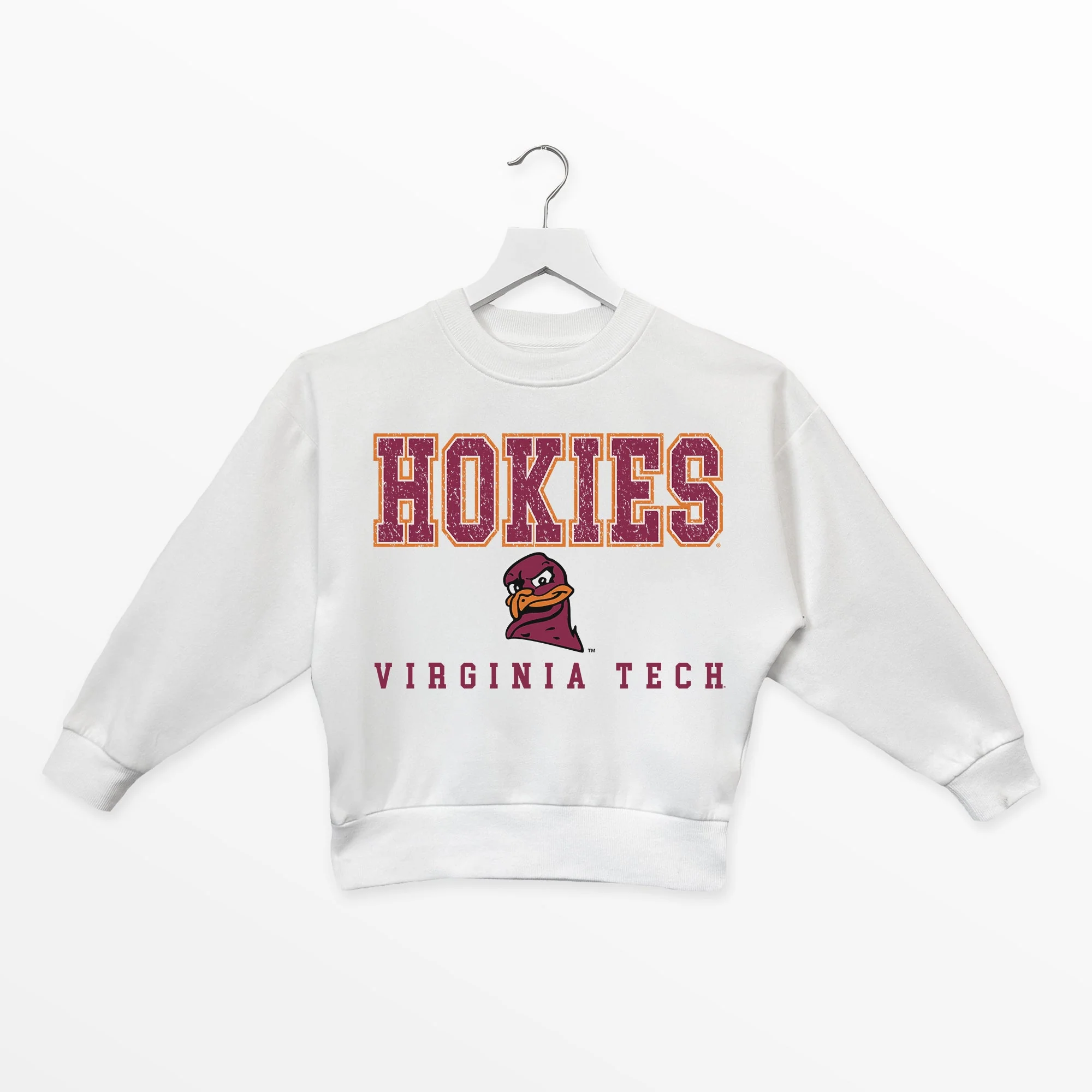 VIRGINIA TECH HOKIES FREESTYLE YOUTH PREMIUM FLEECE SWEATSHIRT - Image 5
