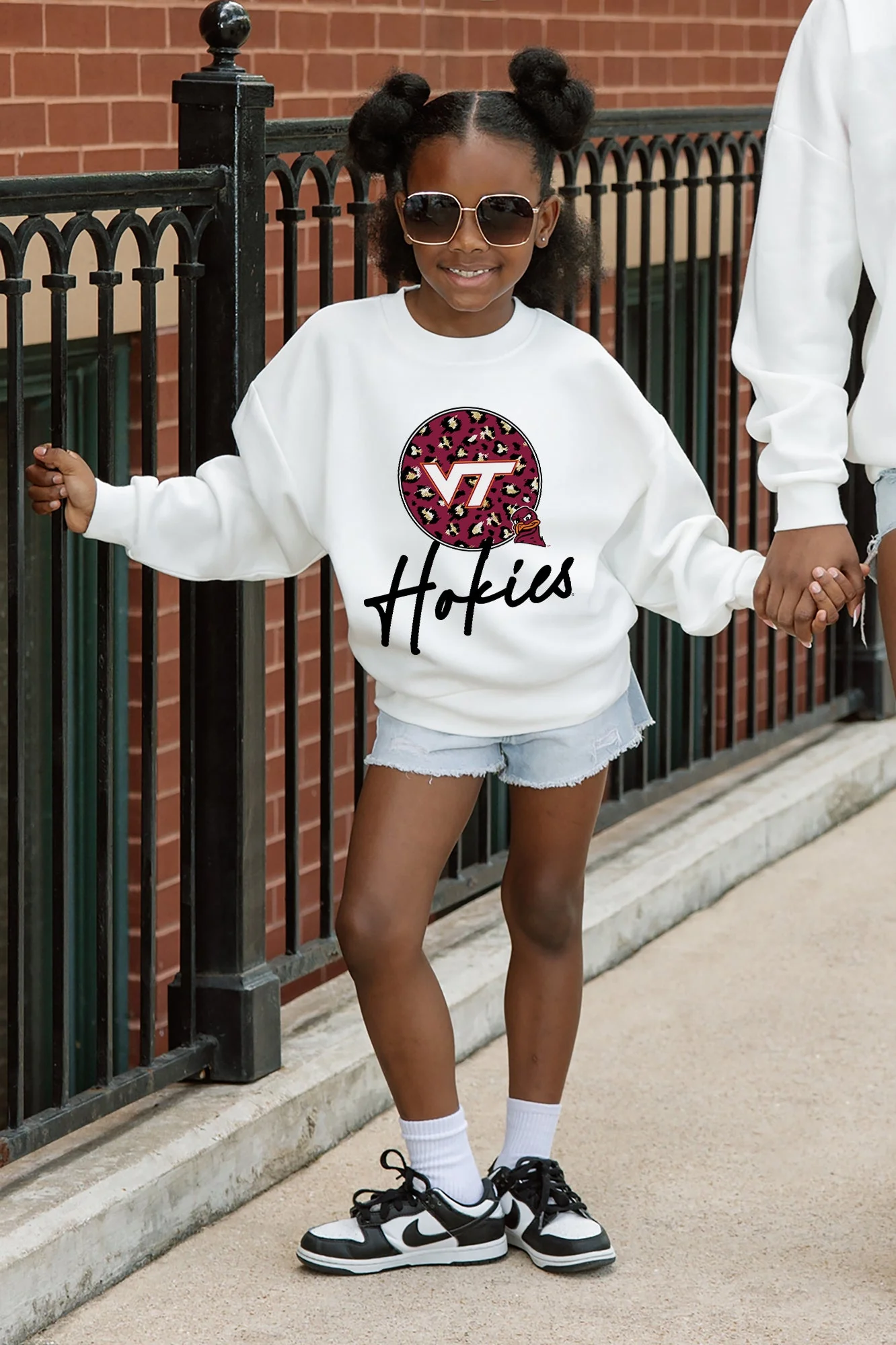 VIRGINIA TECH HOKIES WILD BREAKTHROUGH YOUTH PREMIUM FLEECE SWEATSHIRT - Image 4