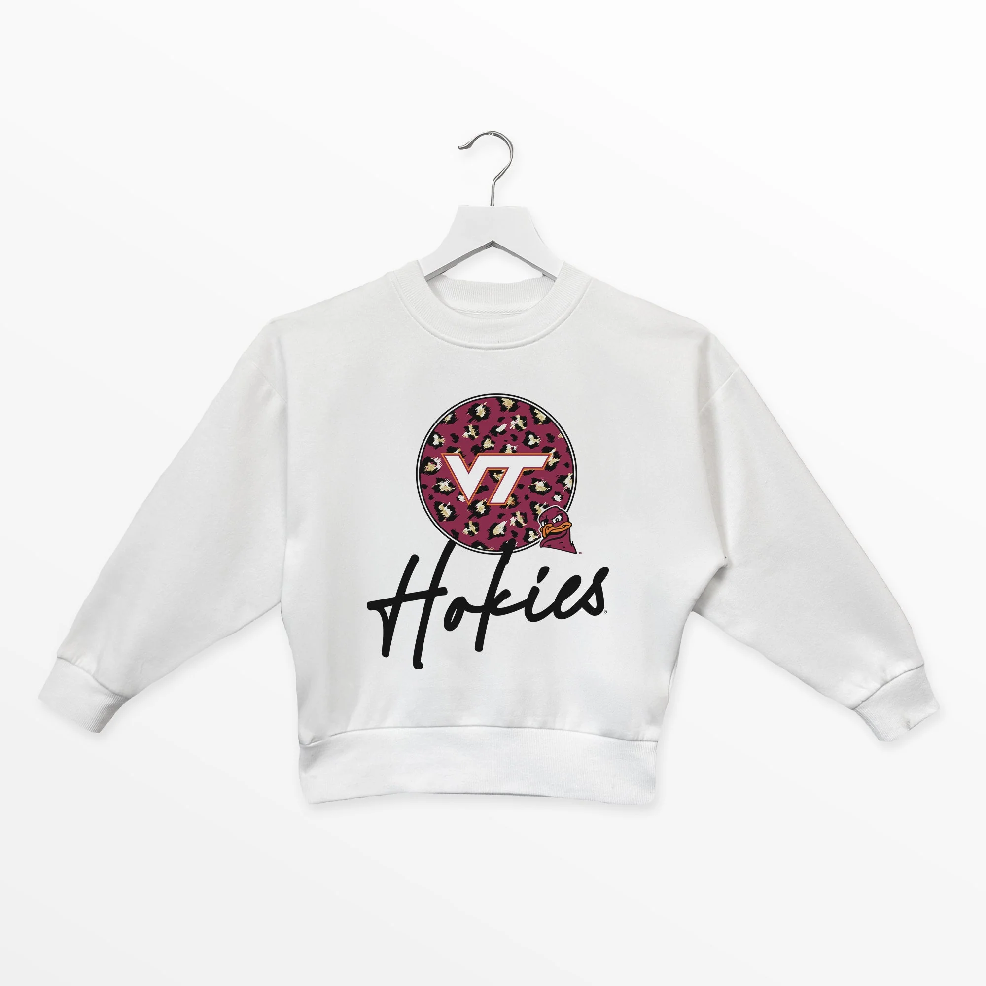 VIRGINIA TECH HOKIES WILD BREAKTHROUGH YOUTH PREMIUM FLEECE SWEATSHIRT - Image 5