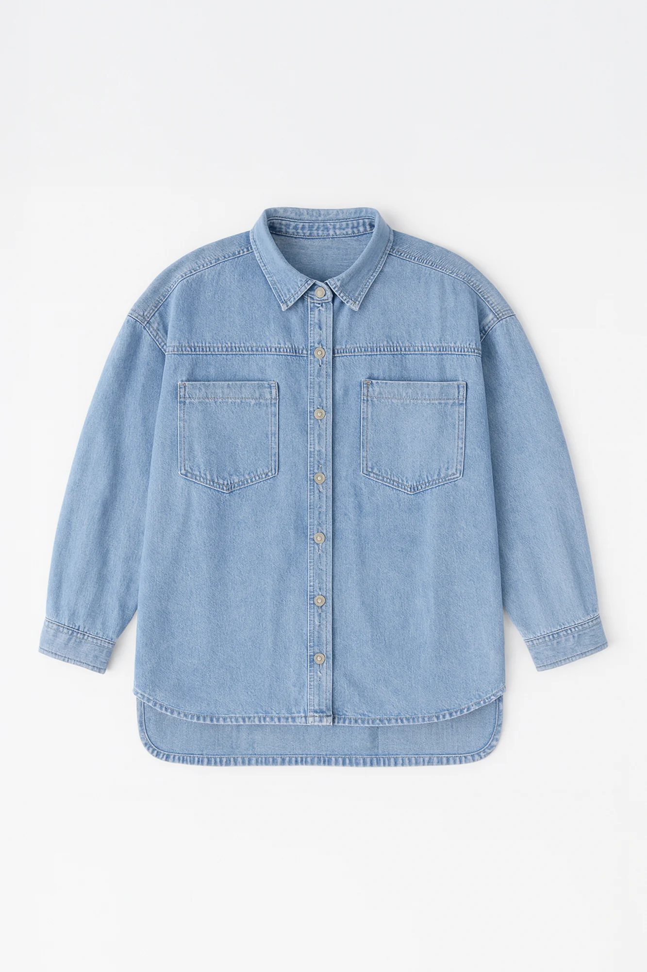 WEST VIRGINIA MOUNTAINEERS OVERSIZED DENIM JACKET - Image 7