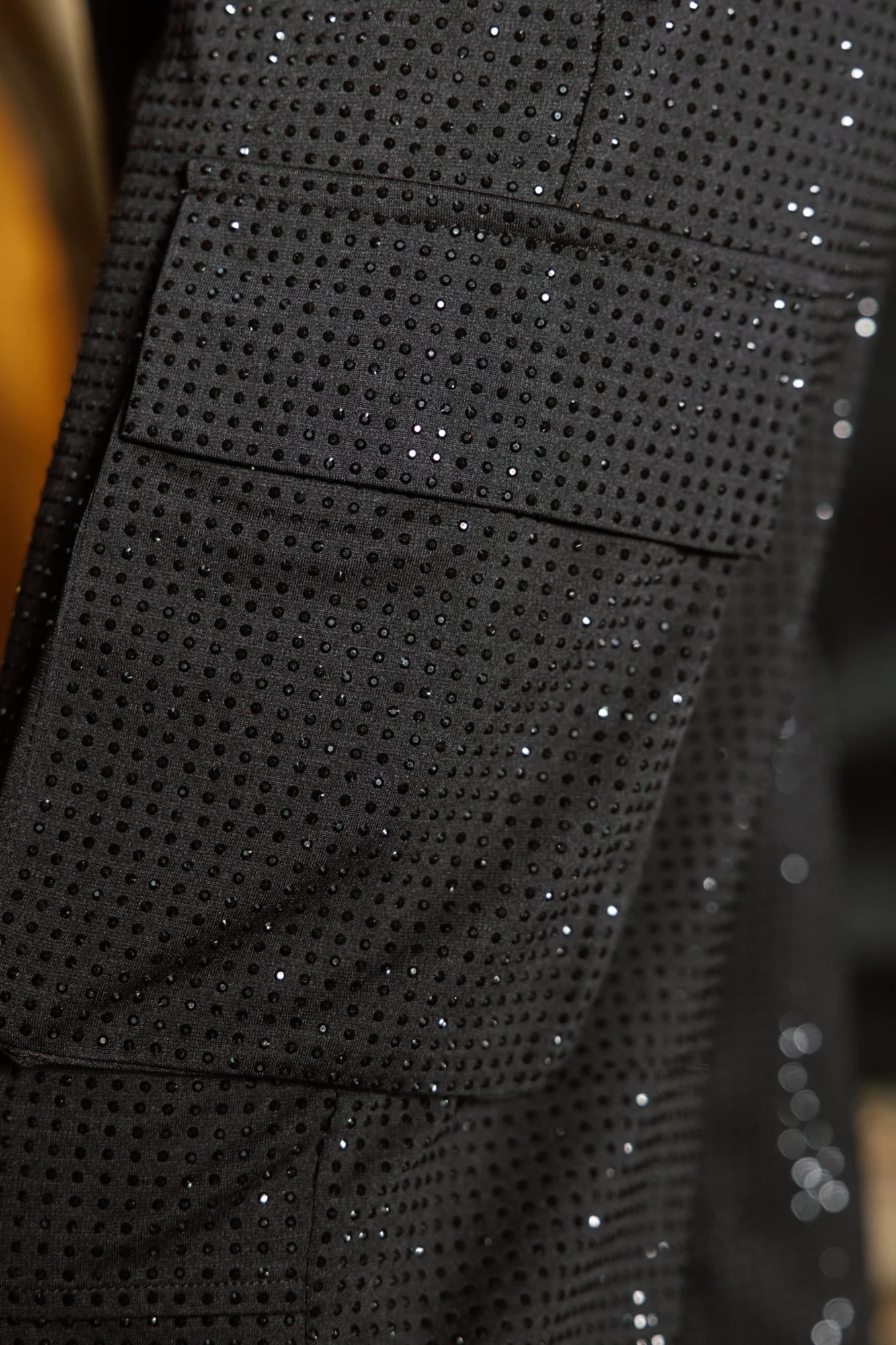 WREN RHINESTONE CHIC CARGO JOGGERS IN BLACK - Image 3